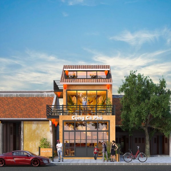 Nhà ở kết hợp dịch vụ - Siêu Thị Bản Vẽ - Công Ty Cổ Phần Thiết Kế Xây Dựng Nam Phong